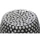 Moura Silver Finish Beaded Stool