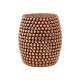 Moura Copper Finish Beaded Stool