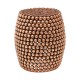 Moura Copper Finish Beaded Stool