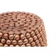 Moura Copper Finish Beaded Stool