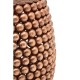 Moura Copper Finish Beaded Stool