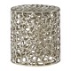 Moura Silver Finish Stools - Tables