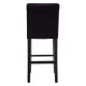 Beaumont Black Button Back Bar Chair