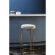 Lexington Grey Velvet Bar Stool