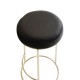 Lexington Tall Black Velvet Bar Stool