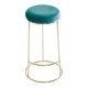 Lexington Tall Green Velvet Bar Stool