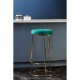 Lexington Tall Green Velvet Bar Stool