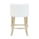 Beaumont Ivory Faux Leather Bar Chair