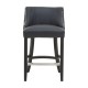 Beaumont Black Faux Leather Bar Chair