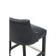 Beaumont Black Faux Leather Bar Chair