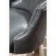 Beaumont Grey Faux Leather Bar Chair