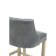 Beaumont Grey Faux Leather Bar Chair