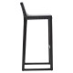 Sigtuna Black Teak Bar Stool