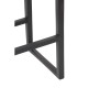 Sigtuna Black Teak Bar Stool