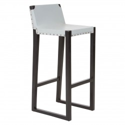 Sigtuna Grey Teak Bar Stool