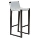 Sigtuna Grey Teak Bar Stool