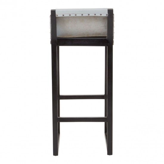 Sigtuna Grey Teak Bar Stool