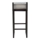 Sigtuna Grey Teak Bar Stool