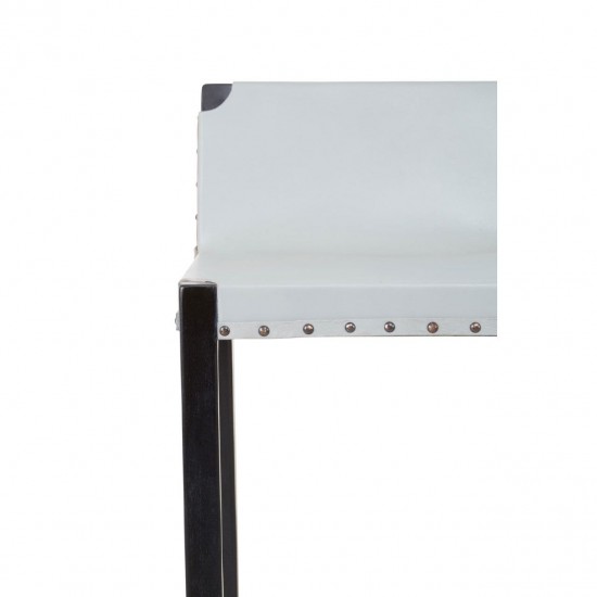 Sigtuna Grey Teak Bar Stool