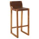 Sigtuna Teak Bar Stool