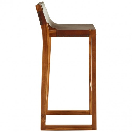 Sigtuna Teak Bar Stool