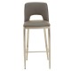 Lexington Grey Leather Bar Chair