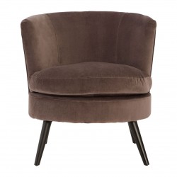 Miami Grey Velvet Accent Chair