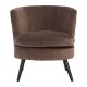 Miami Grey Velvet Accent Chair