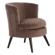 Miami Grey Velvet Accent Chair