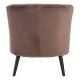 Miami Grey Velvet Accent Chair