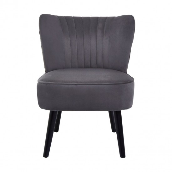 Beaumont Grey Velvet Chair