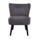 Beaumont Grey Velvet Chair