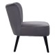 Beaumont Grey Velvet Chair
