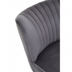 Beaumont Grey Velvet Chair
