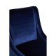 Miami High Back Blue Velvet Armchair