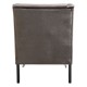 Miami High Back Grey Velvet Armchair