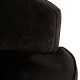 Miami Black Velvet And Gold Accent Chair