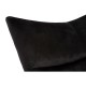 Miami Black Velvet Accent Chair