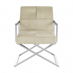 Soho Blond Cow Hide Studio Chair