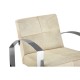 Soho Blond Cow Hide Accent Chair