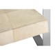 Soho Blond Cow Hide Accent Chair