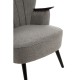 Rogano Grey And Walnut Armchair