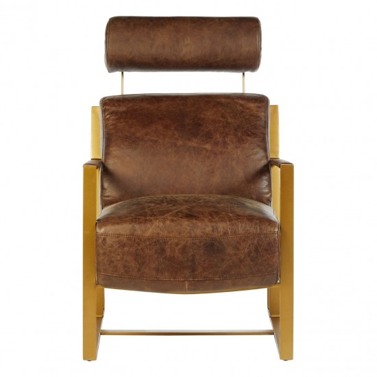 Holborn Brown Leather Chair