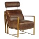 Holborn Brown Leather Chair