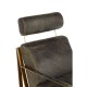 Holborn Grey Leather Chair