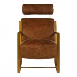Holborn Light Brown Leather Chair