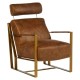Holborn Light Brown Leather Chair