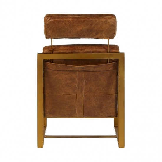 Holborn Light Brown Leather Chair