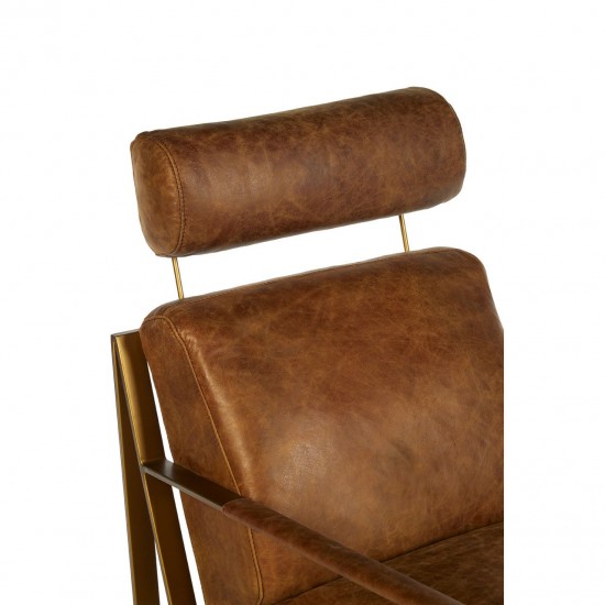 Holborn Light Brown Leather Chair