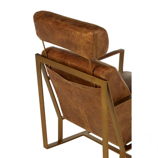Holborn Light Brown Leather Chair